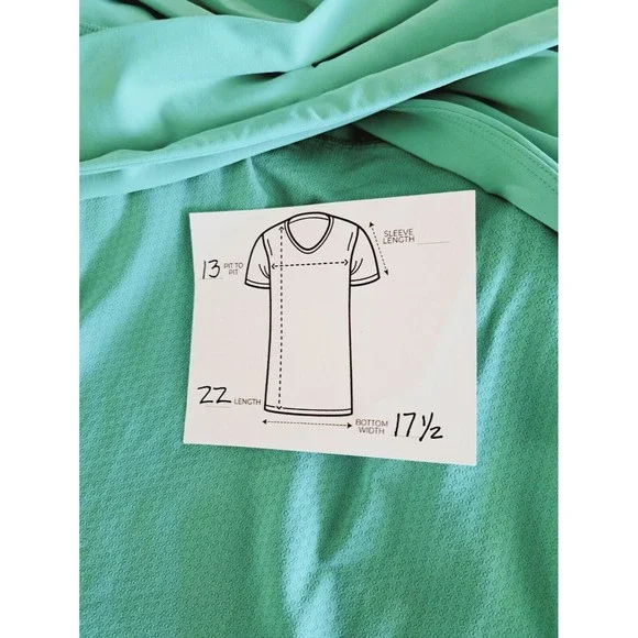 Lululemon Bali Breeze Cutout Racerback Wrap It Up Tank Top  4 Teal Mint Green - Picture 7 of 8